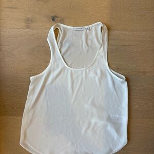 Aritzia Babaton White Tank Top
